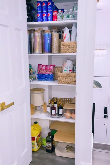 Pantry Makeover! Try not to bulk it up because things cant be misses in the chaos. Leave room to grow with new supplies & needs! 