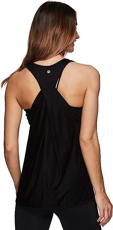 RBX Active Women's Fashion Back Detail Flowy Yoga Tank Top | Amazon (US)