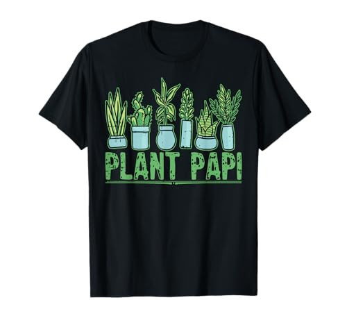 Plant Papi Daddy Father Gardener Gardening Father’s Day T-Shirt | Amazon (US)