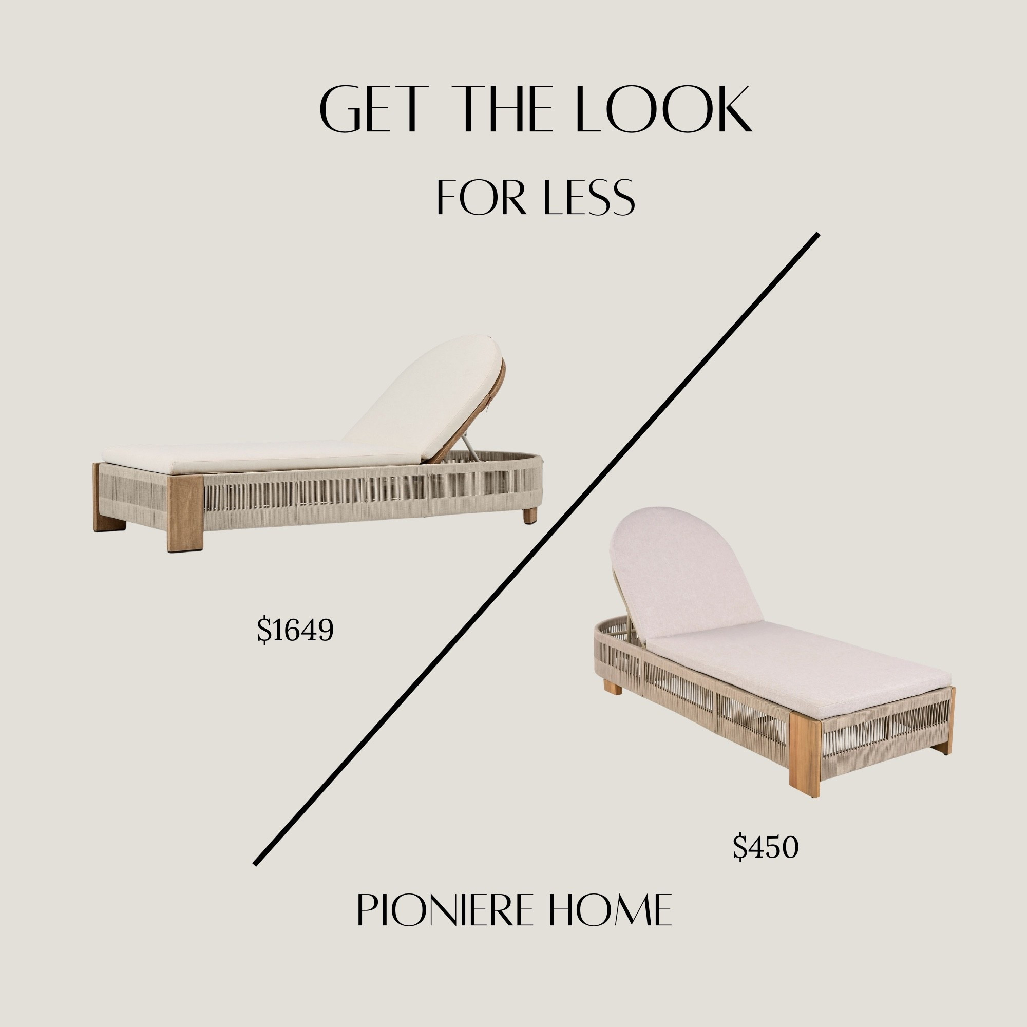 Get the look for less outdoor chaise lounge. Woven lounge chair, patio furniture, designer look for less #furnituredupe

#LTKSaleAlert #LTKSeasonal #LTKHome