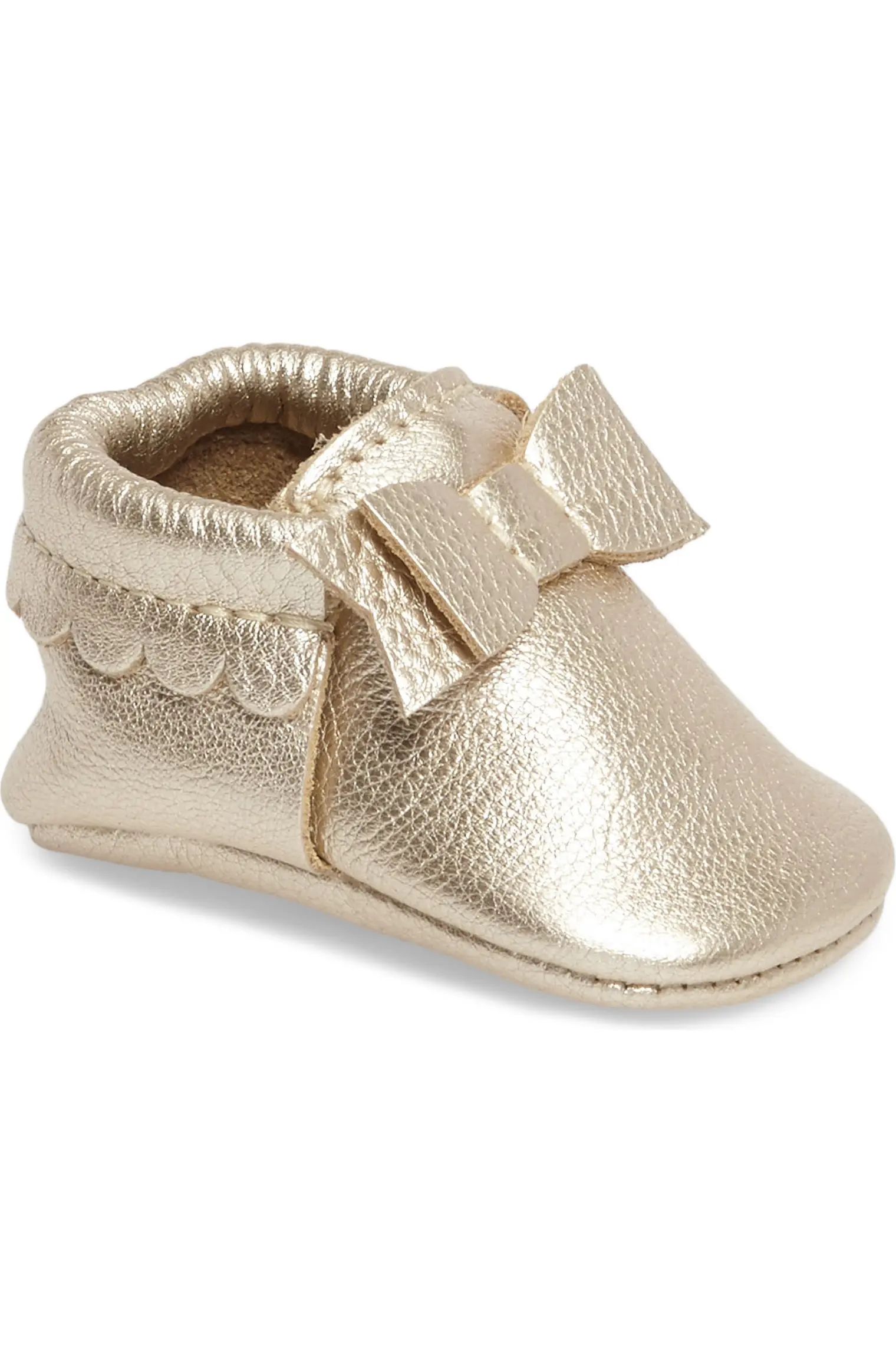 Metallic Bow Moccasin | Nordstrom