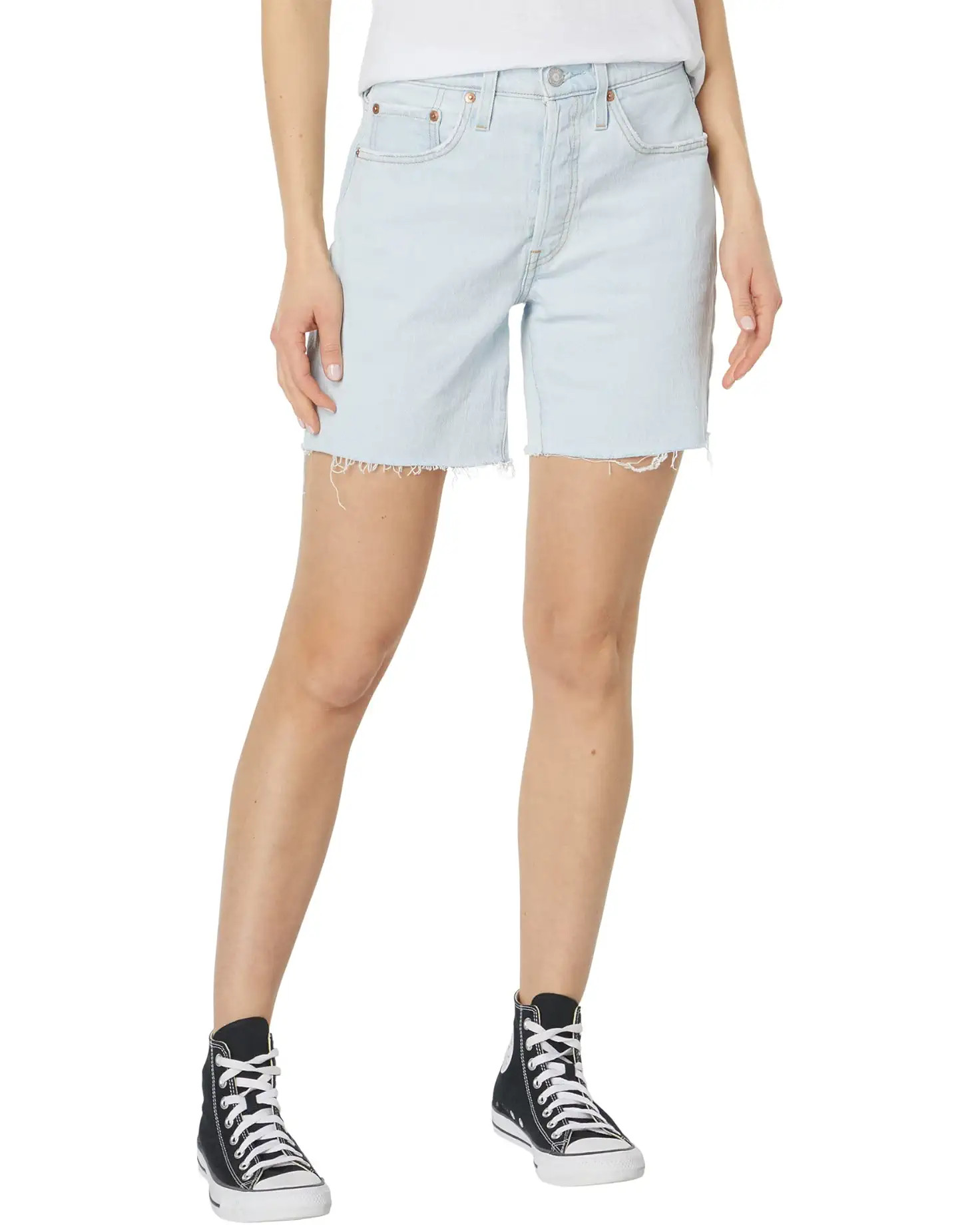 Levi's® Premium 501® Mid Thigh Shorts | Zappos