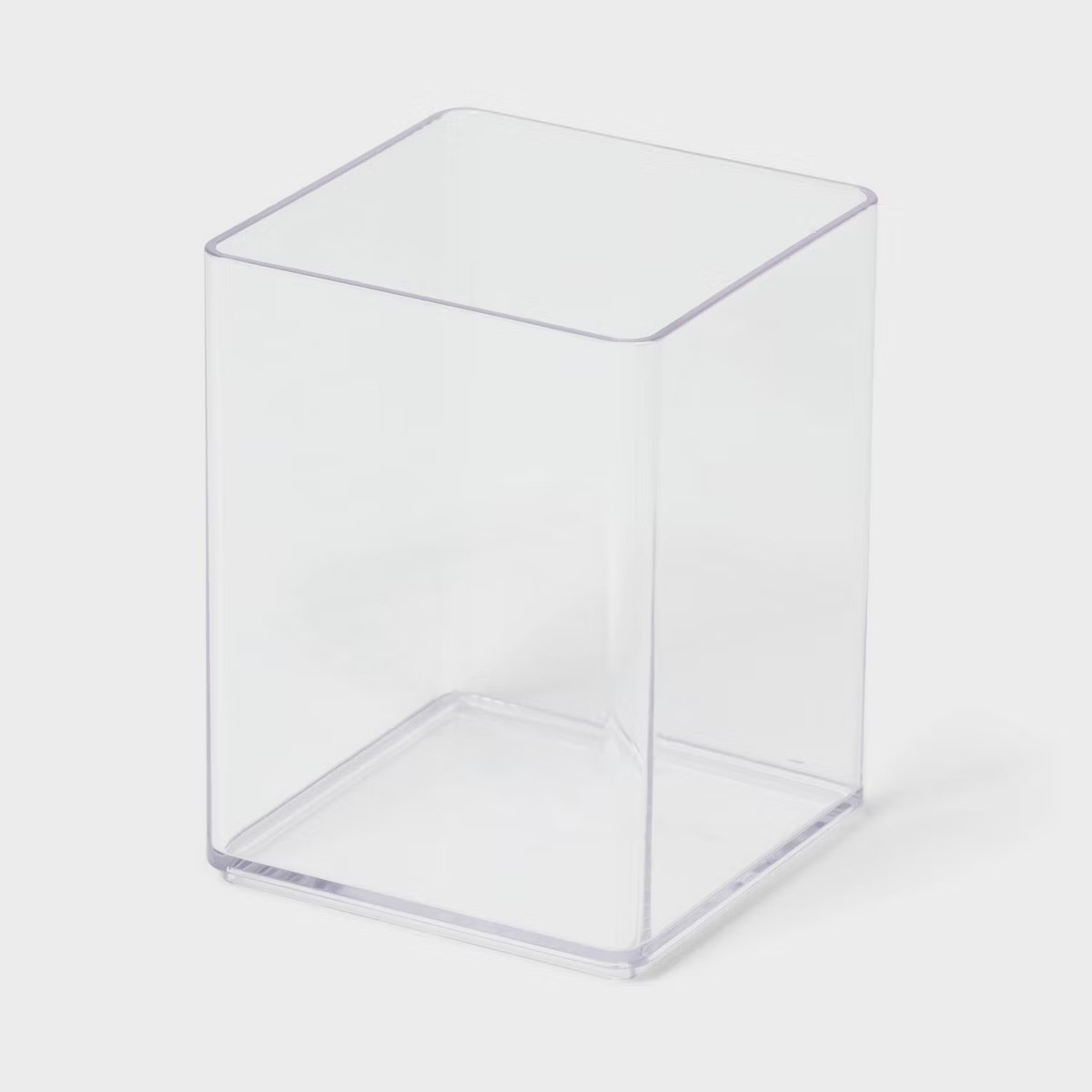 Acrylic Pencil Cup Clear - Brightroom™: Desk Organizer, Pen Holder, 20% Recycled Plastic, 4" He... | Target
