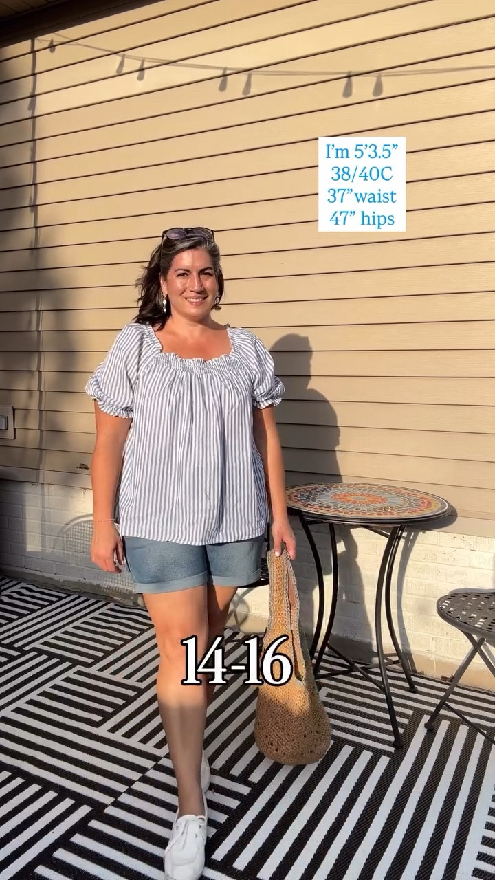 ✨🏝️Loving this coastal look from @bloomchic 

Available in sizes 10-30 

Follow @nicholebabinec for more mid to plus size outfit ideas