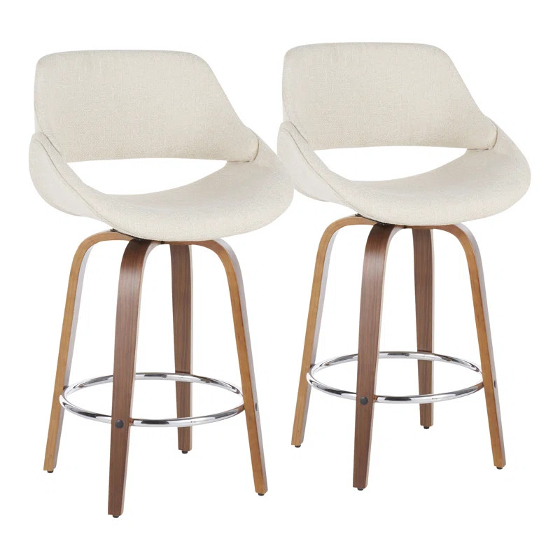 Alisha 26" Swivel Bar Stool (Set of 2) | Wayfair North America