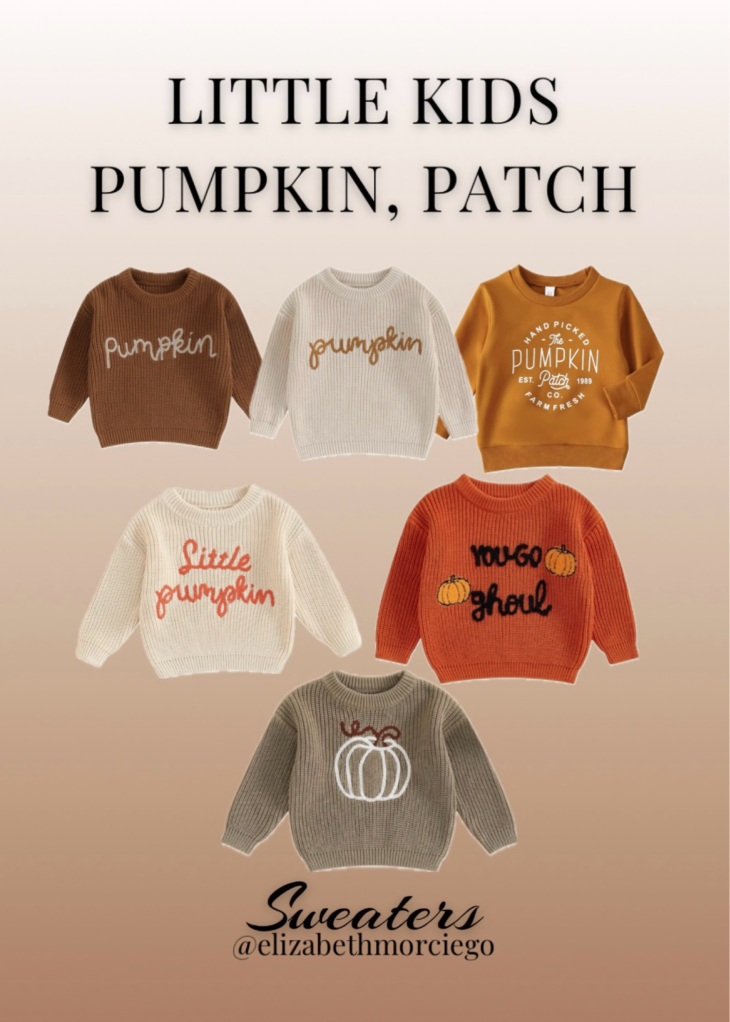 Pumpkin Patch Fall Sweaters: baby and kids fall fashion favorites #fall #pumpkin #amazonfashion 

#LTKFallSale #LTKKids #LTKSeasonal