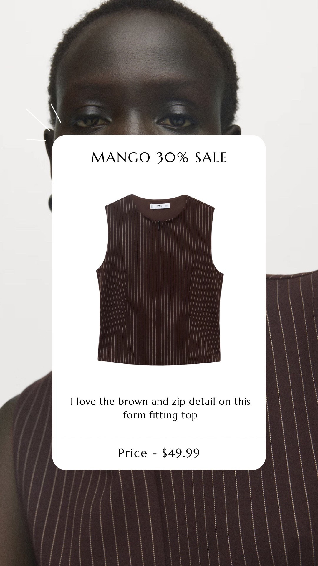 brown top. fall outfit. sale. mango sale. 

 #LTKSeasonal #LTKSaleAlert #LTKFindsUnder50