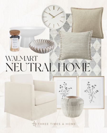 Walmart is killing it with beautiful home finds! I linked a few neutral pieces that are versatile and so pretty. 

#LTKhome