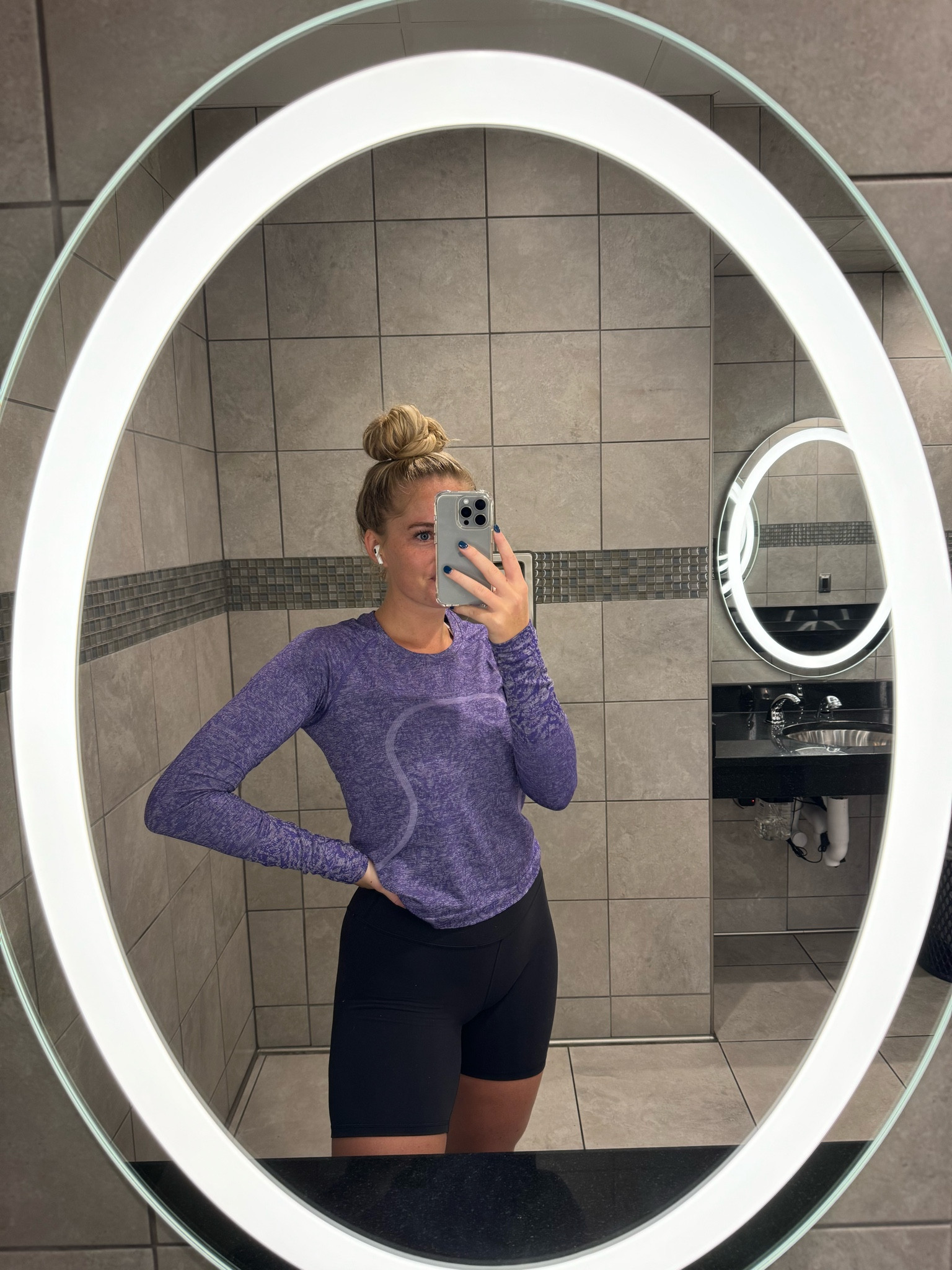 Workout outfit! Wearing size 8 top and bottoms. 

#LTKstyletip #LTKfindsunder100 #LTKfitness