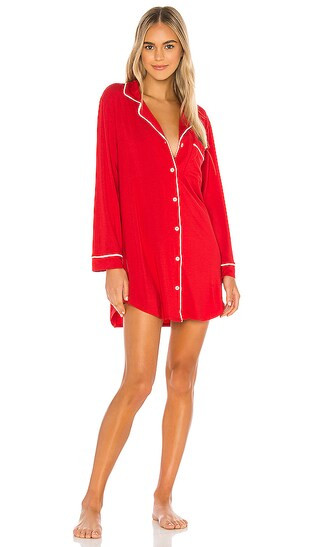 Gisele Sleepshirt in Haute Red | Revolve Clothing (Global)