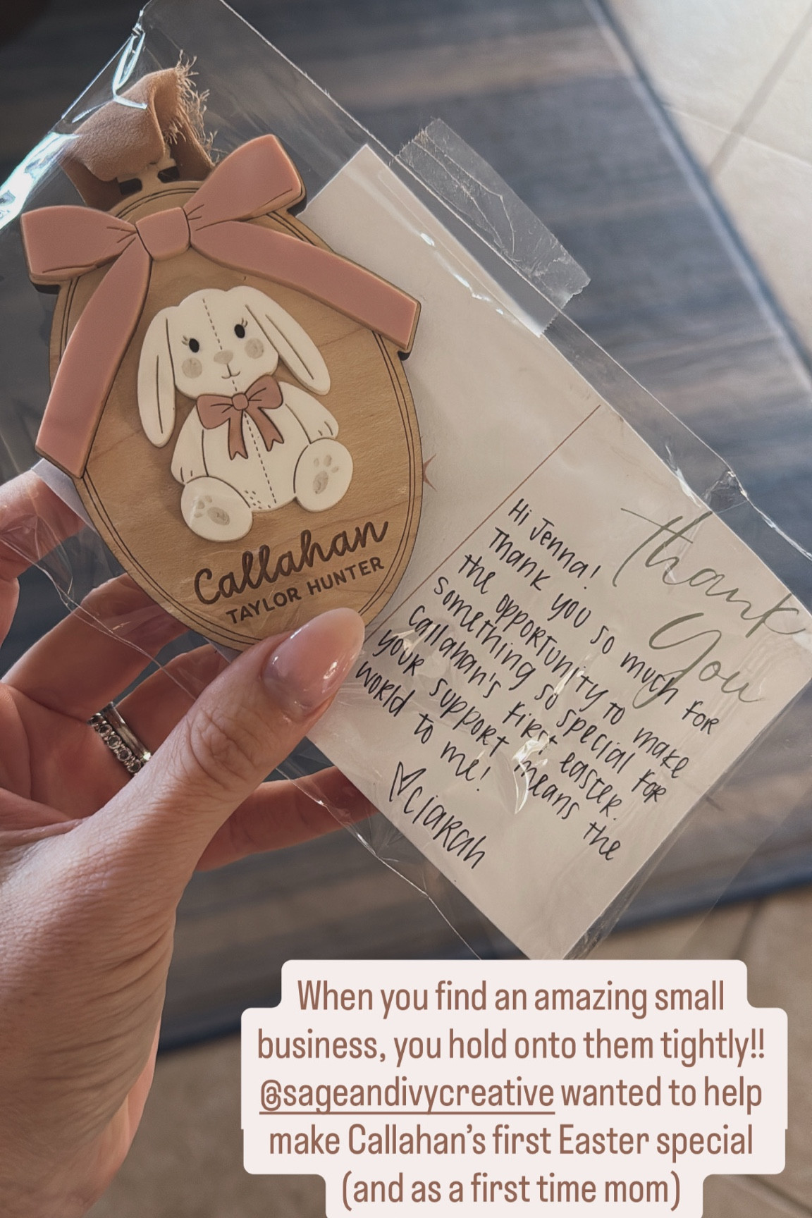 When you find an amazing small business, you hold onto them tightly!! I have gotten all of my babies personalized products from here in this Easter tag is absolutely adorable!!

#LTKKids #LTKBaby #LTKmomlife