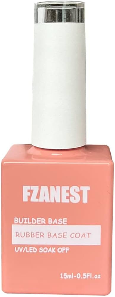 FZANEST Clear Rubber Builder Base Gel Nail Polish,5 in 1 15ml Builder Gel For Nails In A Bottle,N... | Amazon (US)