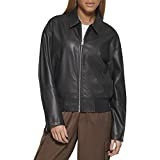 Levi's Women's Faux Leather Bomber with Laydown Collar | Amazon (US)