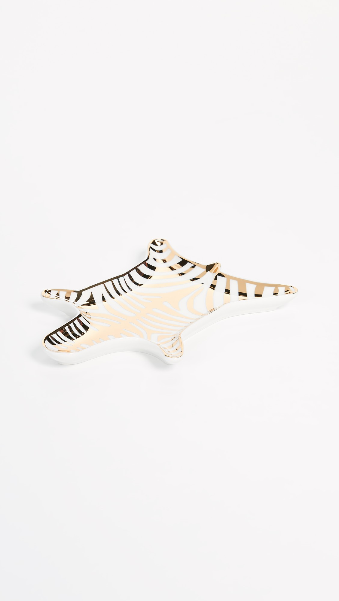 Metallic Zebra Dish | Shopbop
