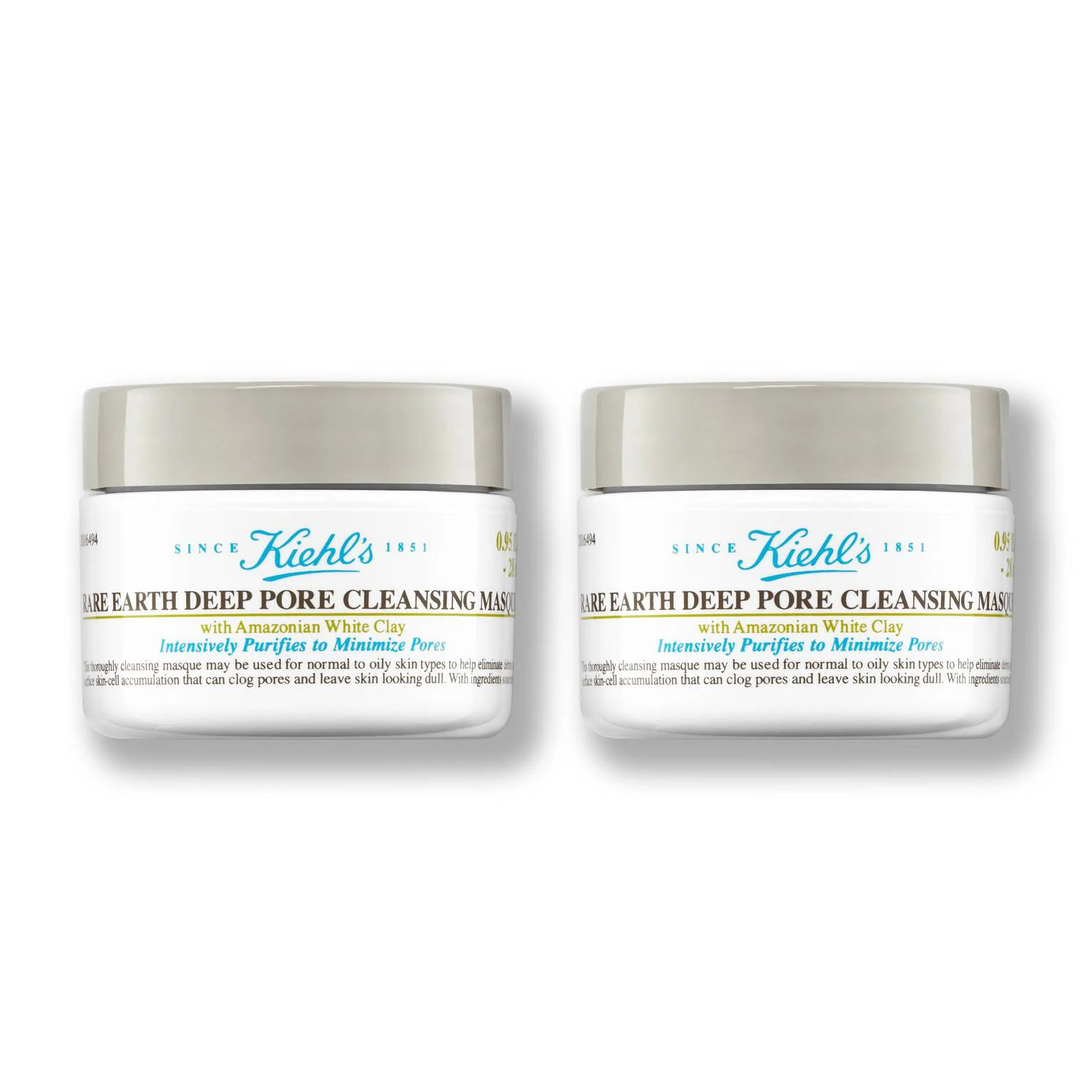 Rare Earth Pore Cleansing Clay Mask 28ML Duo | Kiehl's