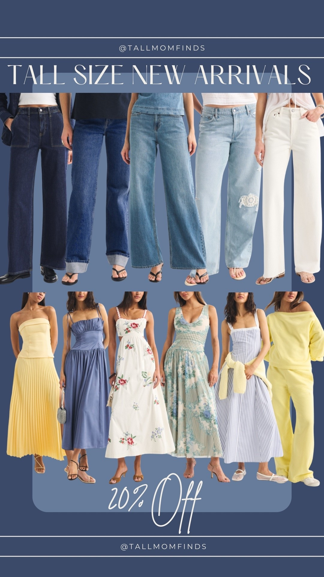 ⚠️ Use code EXTRA20 for an extra 20% off!

tall girl clothing, tall new arrivals, long inseam pants, tall jeans, tall workwear, tall casual outfits, tall fashion, tall women outfits, extended length styles, tall wardrobe essentials, tall size pants, tall dresses, tall sweatpants

#LTKTall #LTKMidsize #LTKSaleAlert