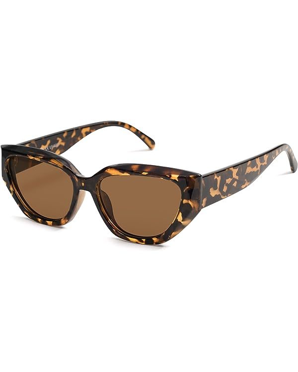 SOJOS Trendy Cute Cat Eye Polarized Sunglasses for Women Fashion Cateye Womens Sunnies SJ2237 | Amazon (CA)
