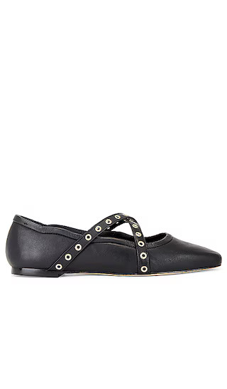 Ralphie Flat in Black | Revolve Clothing (Global)