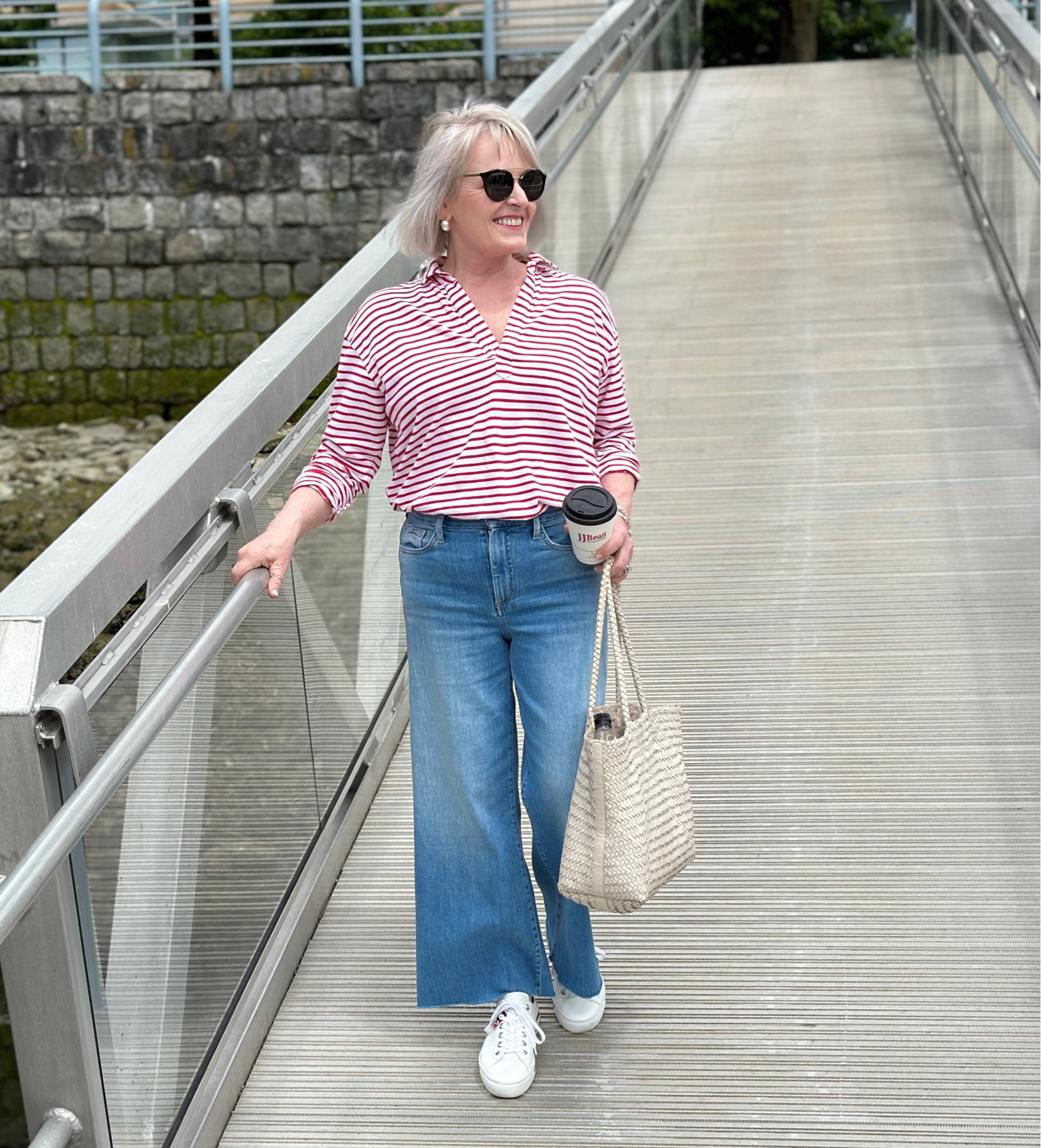 The most comfortable Frank and Eileen soft cotton striped henley and jeans in loving and living in this summer♥️
The popover top comes in lots of colors but I couldn’t resist this nautical Red French Stripe♥️
The Gaucho jeans are super soft and have the perfect amount of stretch!
Wearing a M top and 29 jeans
I love that @FrankandEileen is a certified B-Corp which means these wardrobe staples are sustainable and traceable from seed to finish.
You can learn more about them on the LTK app and shop all my looks  

#LTKStyleTip #LTKOver40 #LTKSeasonal