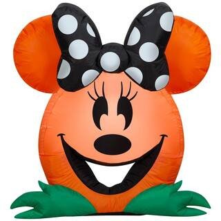 3 ft. H x 1 ft. 6 in. W x 3 ft. L Halloween Airblown Inflatable Cutie-Minnie Mouse-SM-Disney | The Home Depot