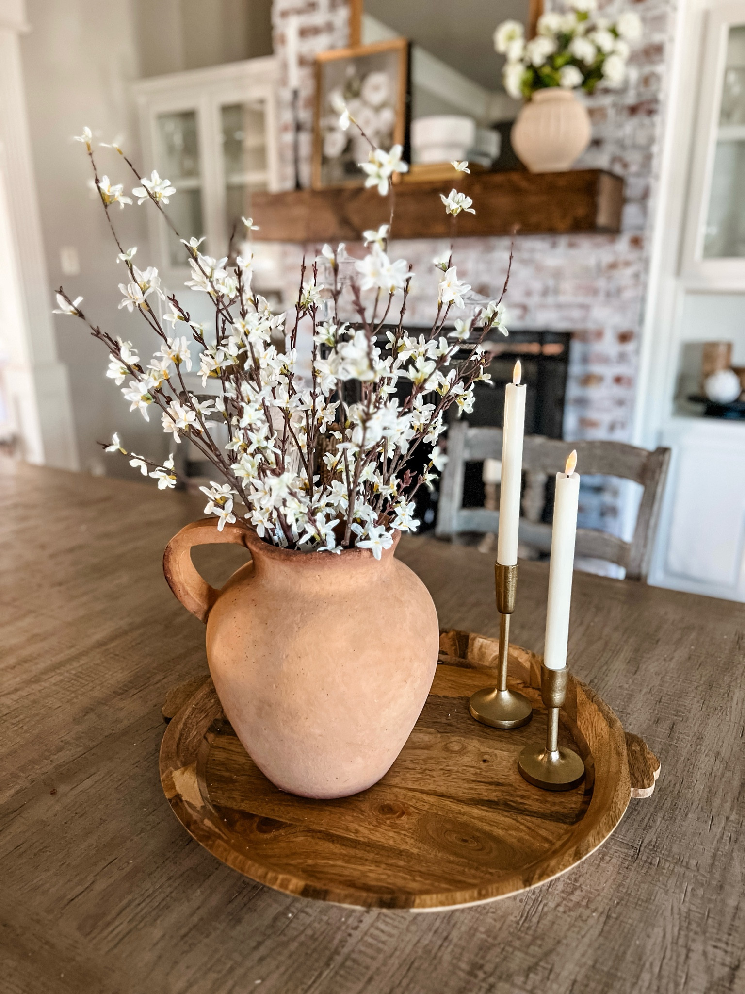 Neutral spring centerpiece! 

I have 5 stems in this vase

Target finds, Target home, spring decor, home decor, taper candles, vase 

#LTKhome #LTKSeasonal #LTKfindsunder50