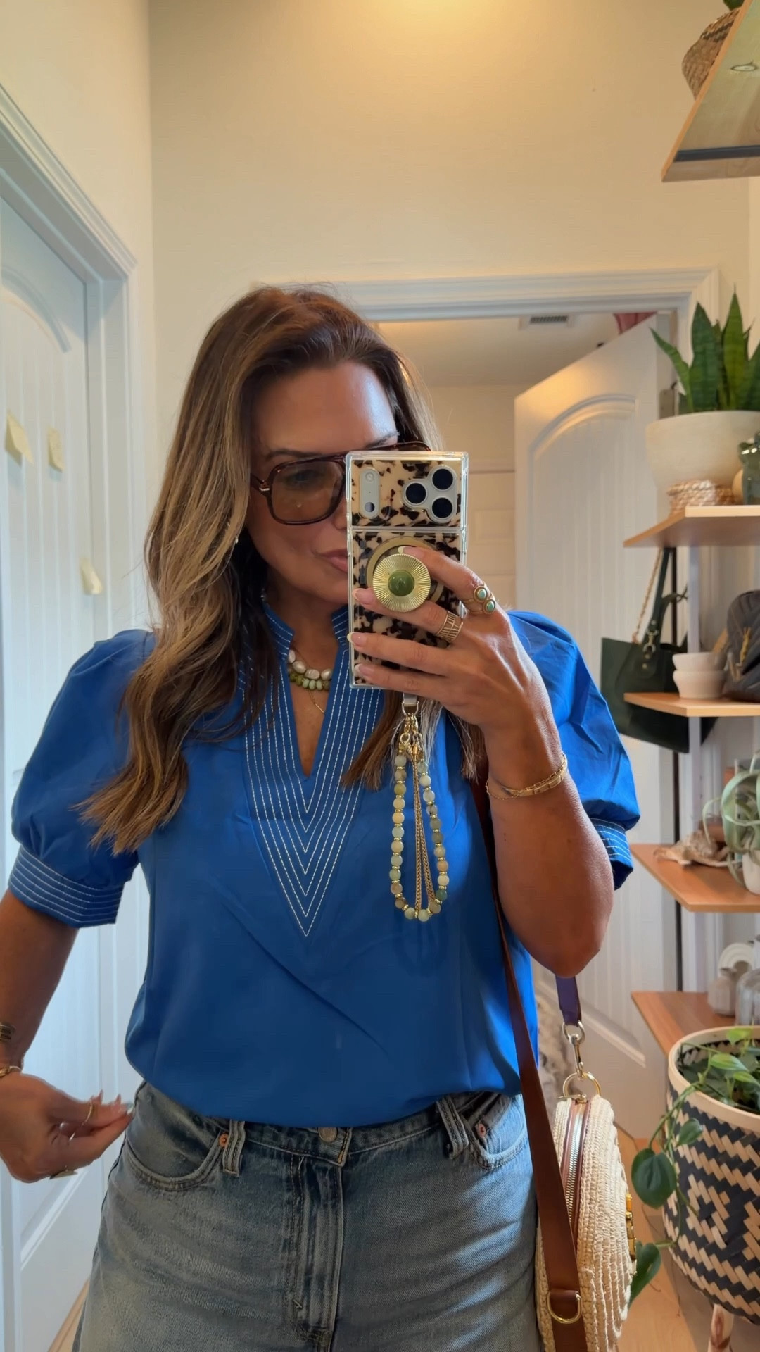 Amazon summer top that looks designer but under $30!!!  It is so cute and perfect to wear casual or dress up with slacks or jeans & heels!! Comes in more colors!! 
Wearing size medium. 




#LTKmomlife #LTKootd #LTKdayinmylife