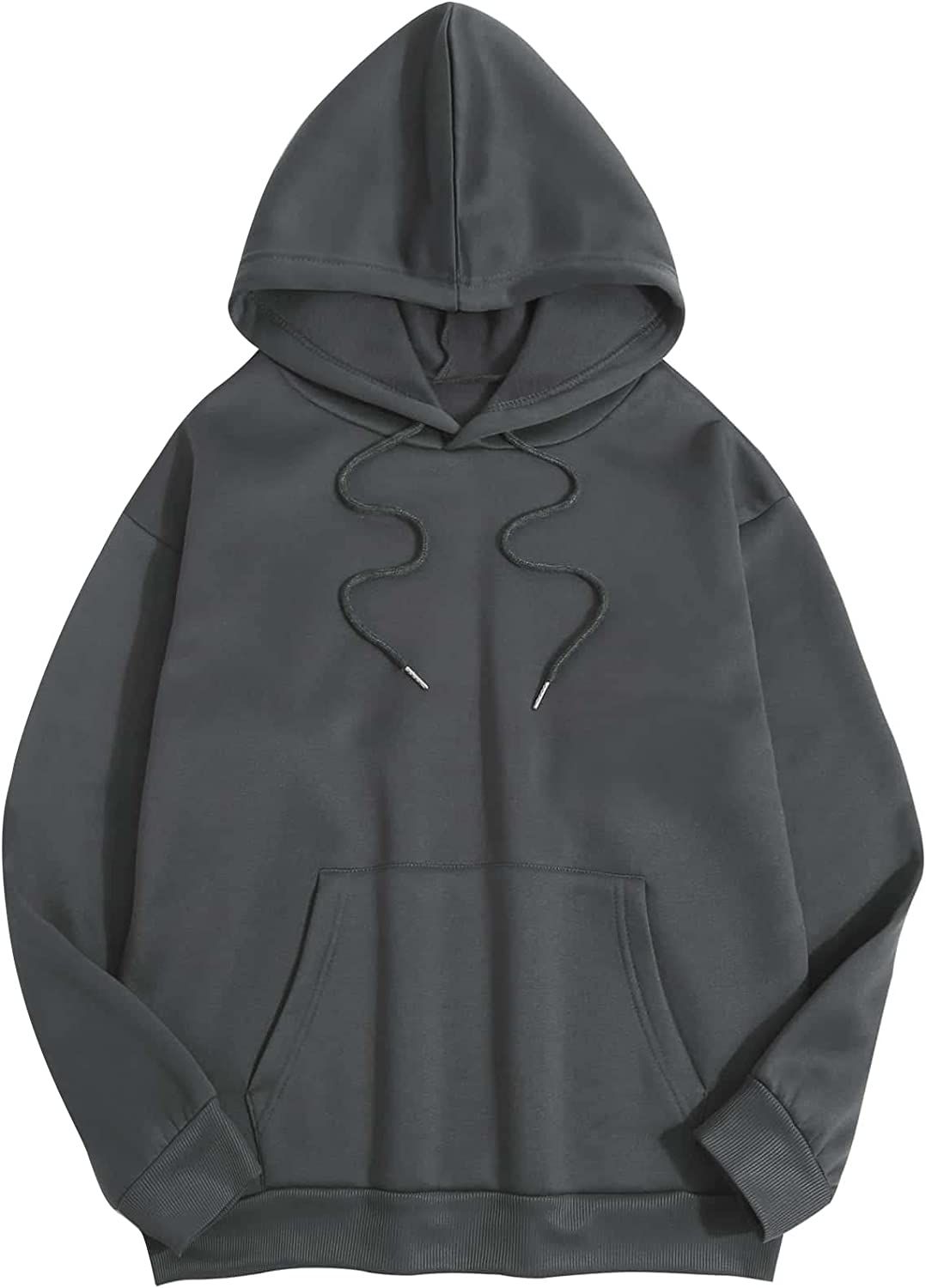 SheIn Women's Casual Long Sleeve Hoodies Thermal Hooded Sweatshirt Tops with Pocket | Amazon (US)