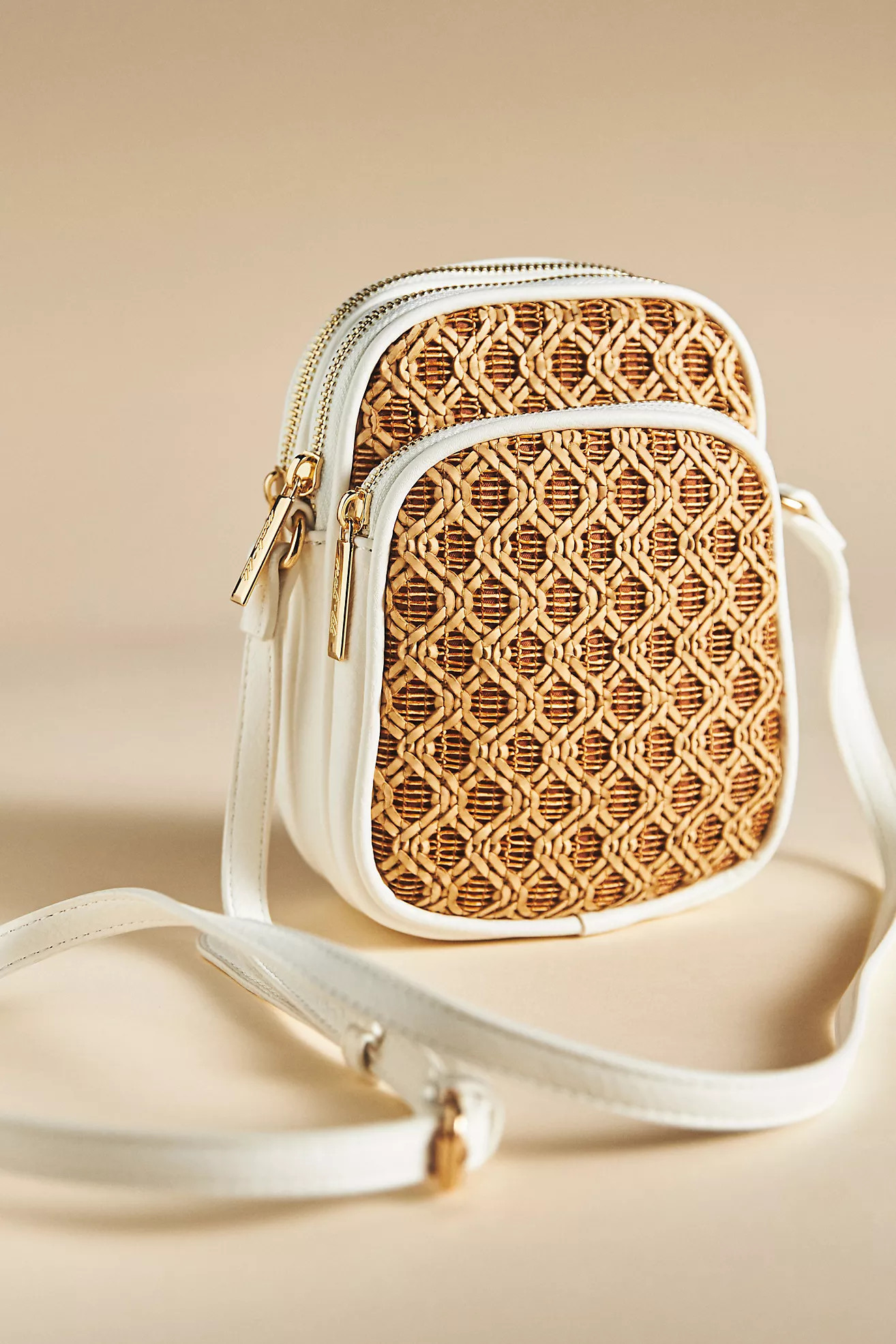 Mali + Lili Josephine Woven Crossbody Bag | Anthropologie (US)