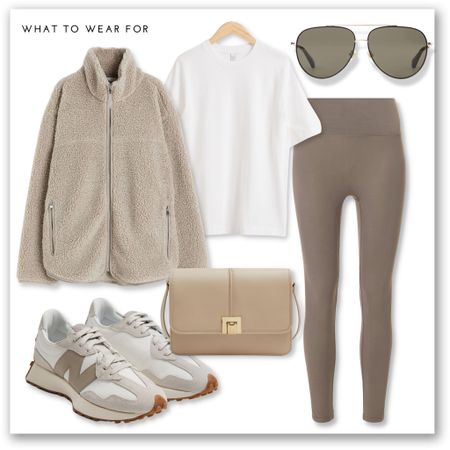 Running errands 👟

Autumn style Inspo, faux shearling jacket, white T-shirt, beige leggings, new balance trainers, & other stories 

#LTKSeasonal #LTKstyletip #LTKeurope