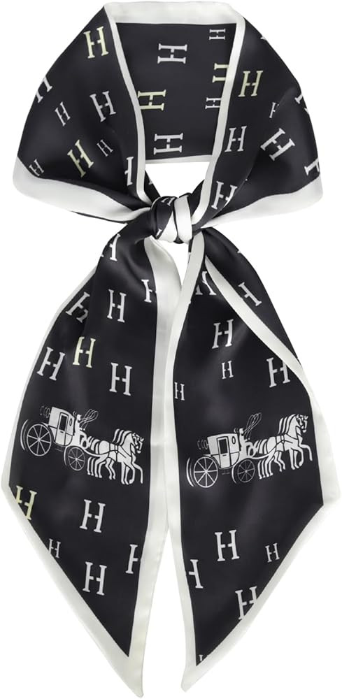 Relang Satin Scarf Mulberry Silk Printed Head Wrap Hair Band 7"" x 59"" | Amazon (US)