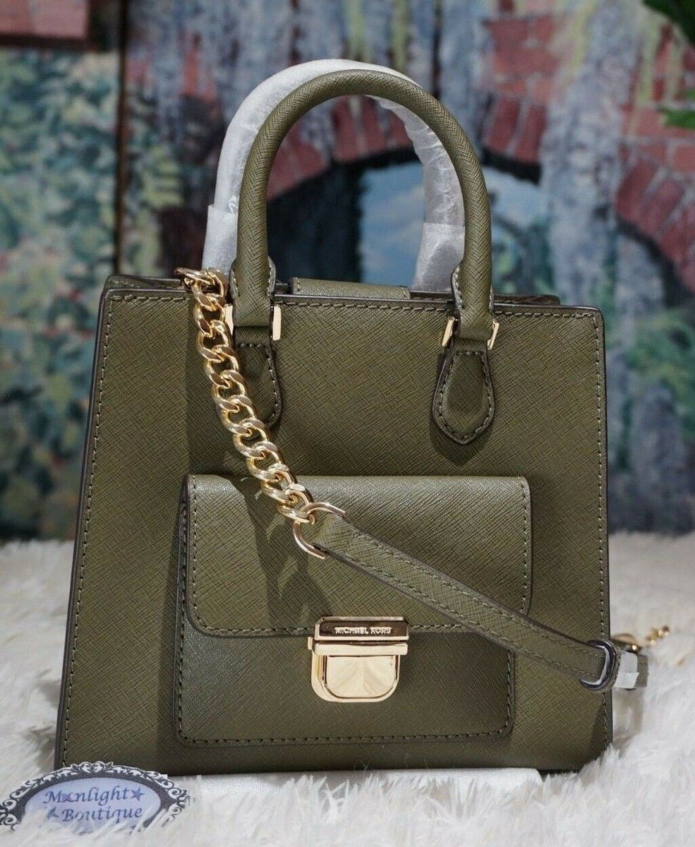 NEW MICHAEL KORS BRIDGETTE SMALL CROSSBODY OLIVE GREEN 35F7GBDT1L | eBay US