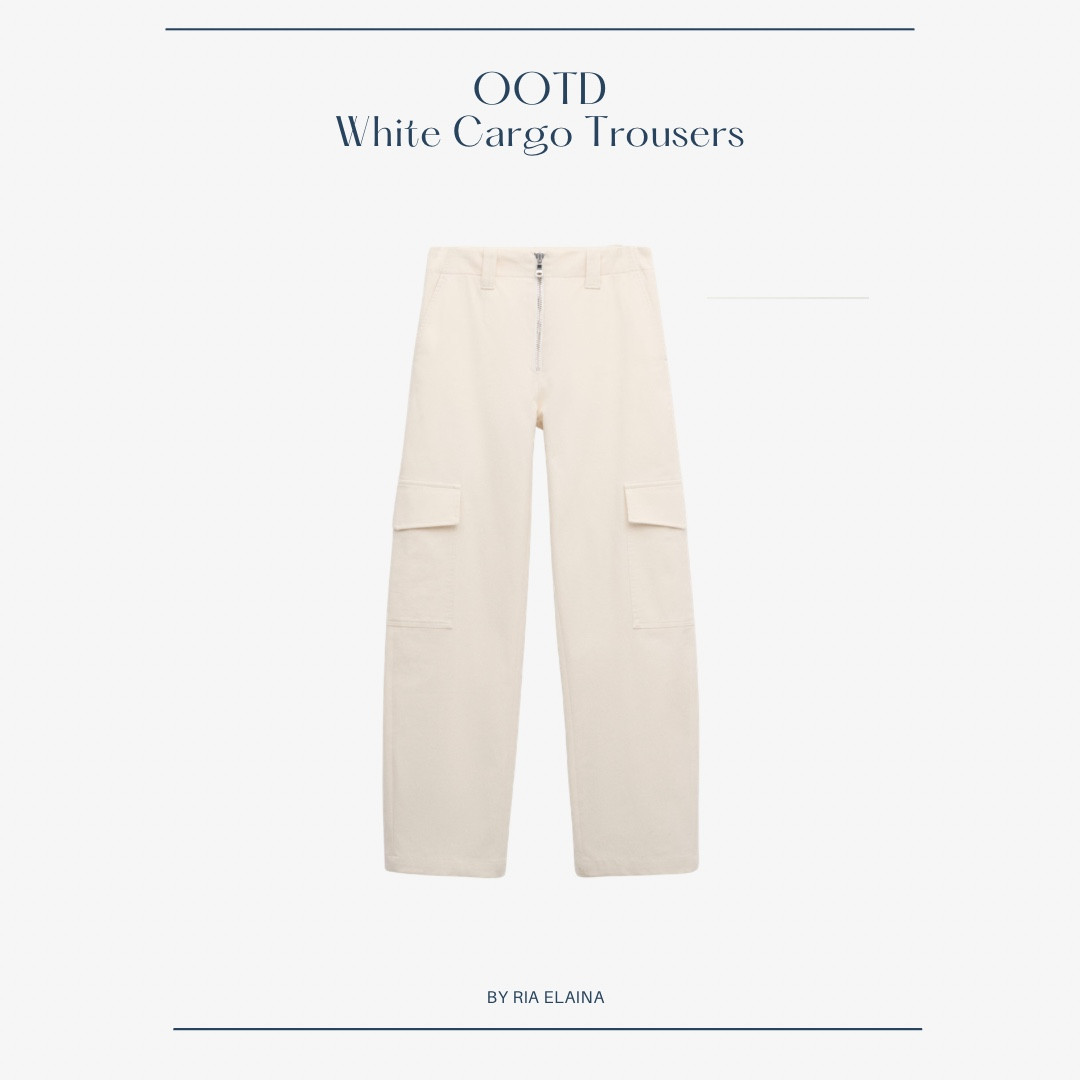 White cargo trousers as we transition into spring 🤍￼

#LTKspring #LTKuk #LTKeurope