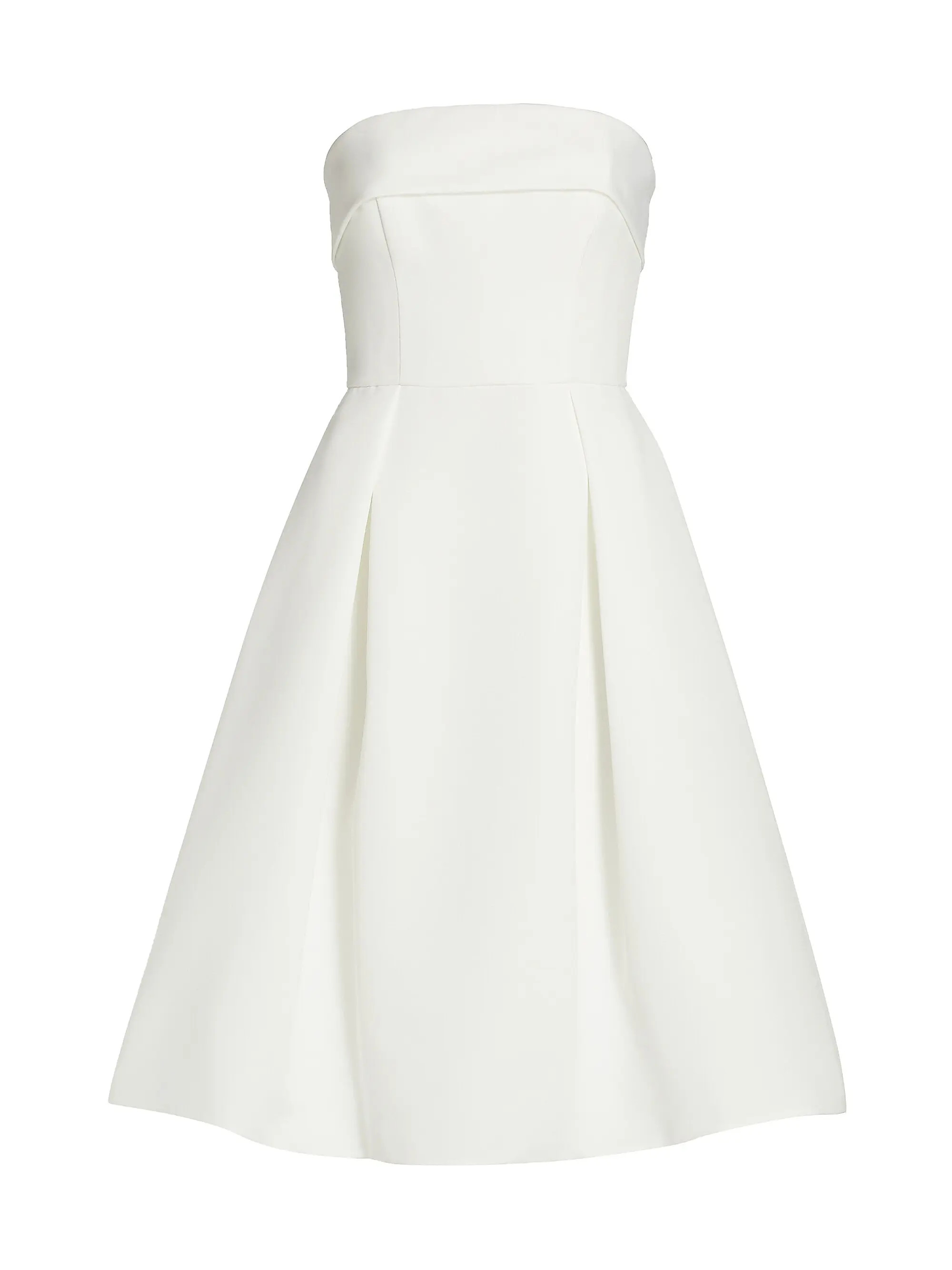 Faille Fit-&-Flare Midi-Dress | Saks Fifth Avenue