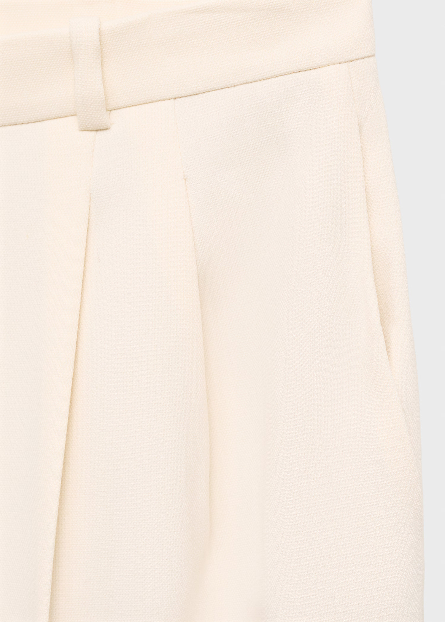 Straight-fit pleated pants - Women | MANGO USA | Mango (US/MX/AU)