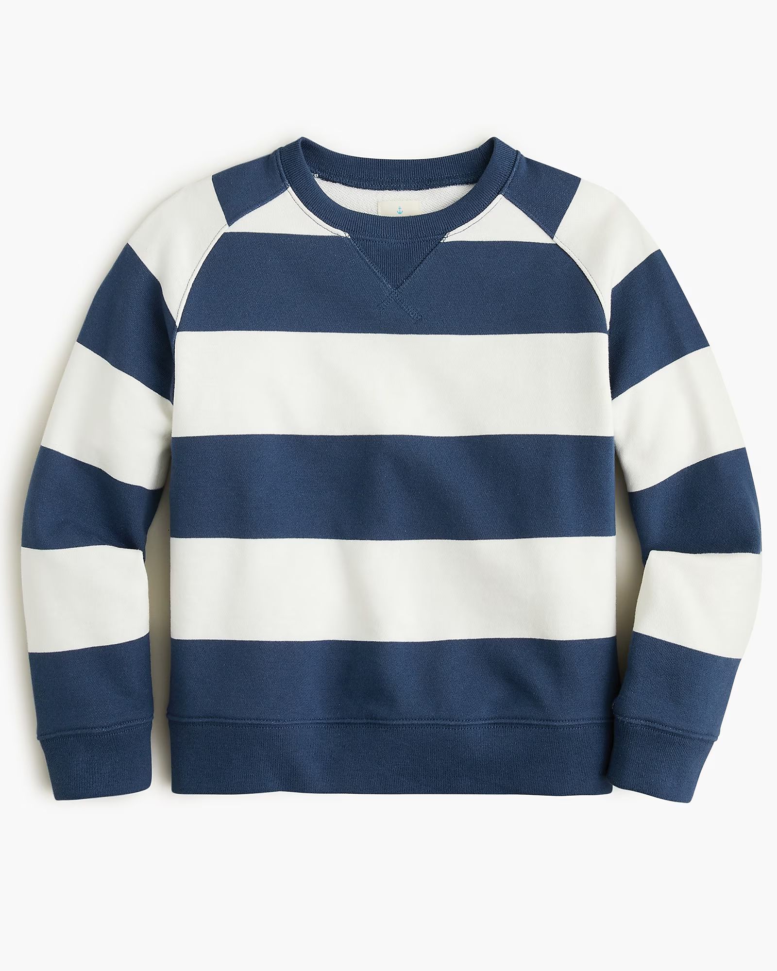 Kids' striped terry crewneck sweatshirt | J.Crew US