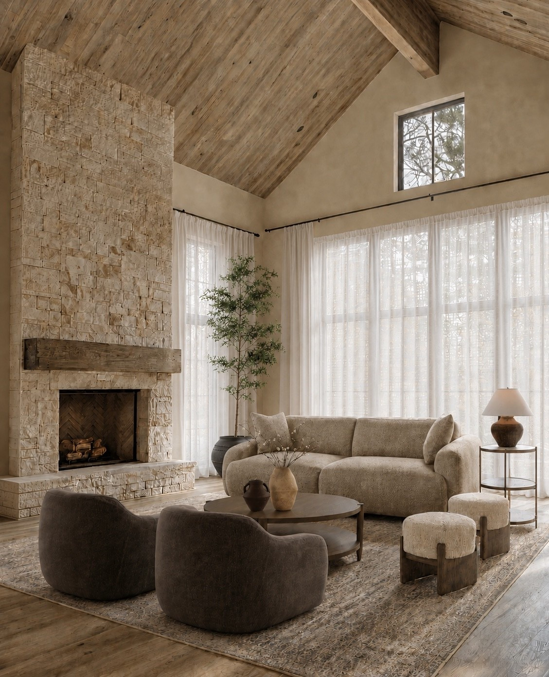 Love this warm, earthy, and textured living room inspiration all from Wayfair! The pieces pair perfectly together and elevate the natural elements of the room.

#LTKHome
