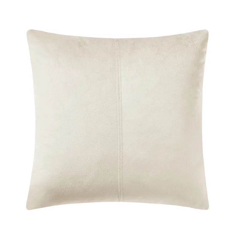 My Texas House Valentina 22" x 22" Coconut Milk Velvet Decorative Pillow Cover | Walmart (US)