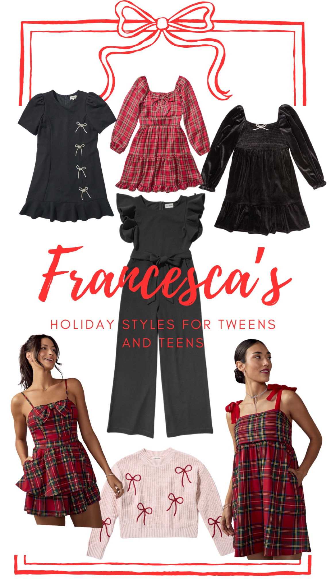 Tween and Teen styles for the Holidays at Francesaca’s and Franki for girls. Affordable styles for tween girls. Christmas dresses 

#LTKFindsUnder50 #LTKHoliday #LTKSaleAlert