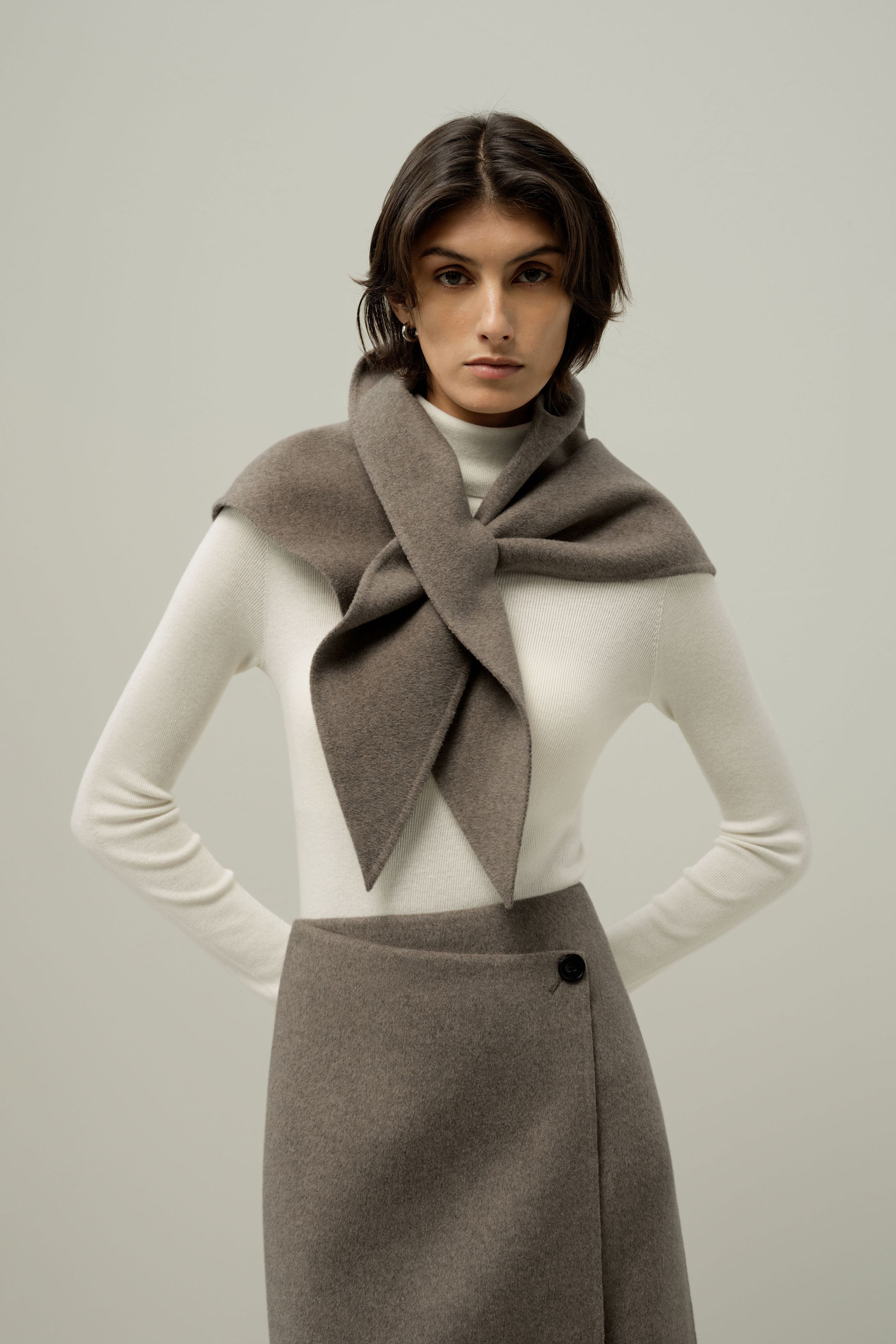 Adjustable Silk-Wool Scarf | LILYSILK