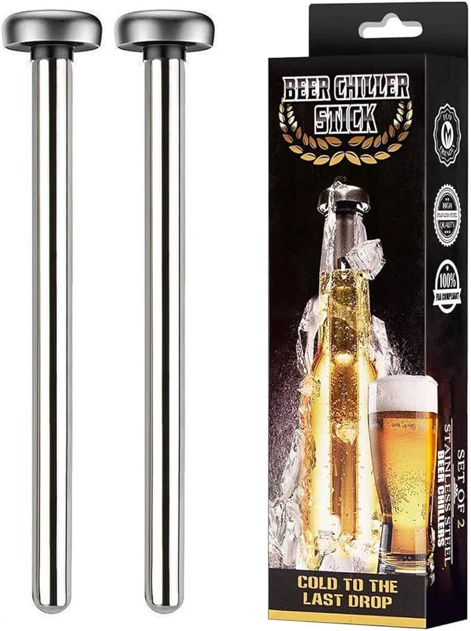 Beer Chiller Sticks for Bottles - Beer gift for men who love beer - Dad Gifts - Fathers Day - Bee... | Amazon (US)