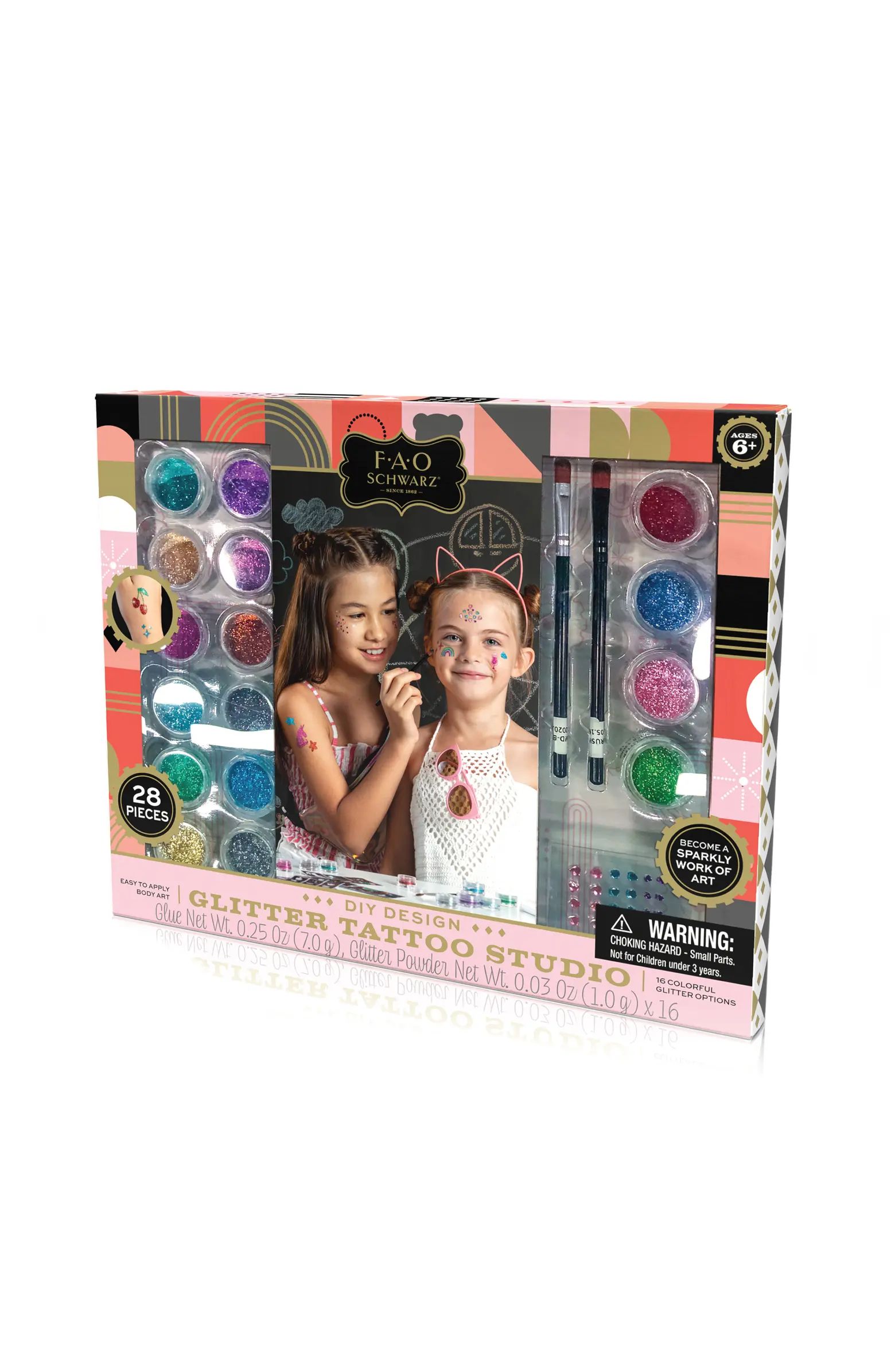 FAO Schwarz DIY Design Glitter Tattoo Studio Kit | Nordstrom | Nordstrom