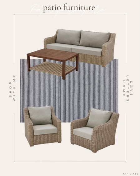 Patio furniture favorite! Pottery Barn look for less, Walmart home, outdoor rug, magnolia Loloi rug

#LTKStyleTip #LTKSeasonal #LTKHome