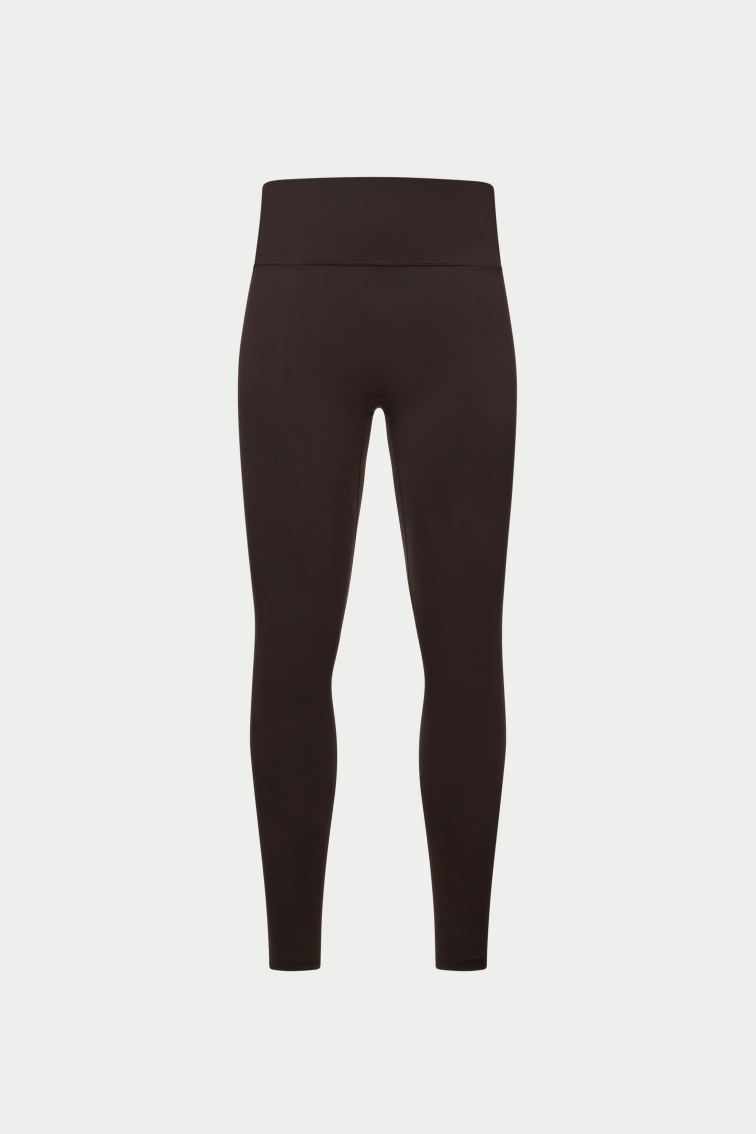 SCULPTING STRETCH EMBLEM LEGGINGS - CHOCOLATE | The Couture Club