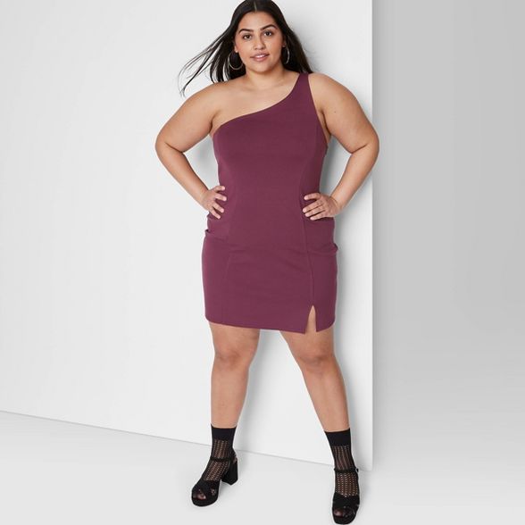 Women's One Shoulder Bodycon Dress - Wild Fable™ | Target