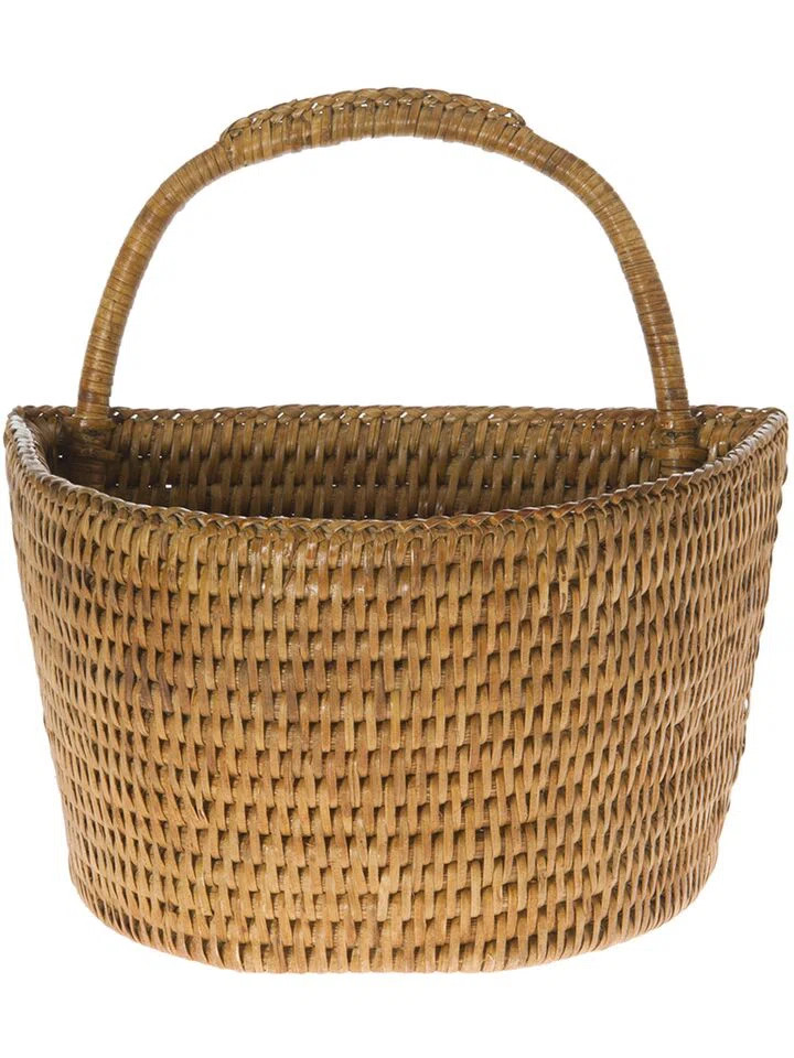 Everard Wicker Wall Organizer with Wall Baskets | Wayfair North America