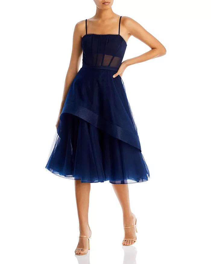 Corset Tiered Evening Dress | Bloomingdale's (US)