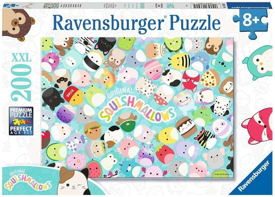 Ravensburger - Puzzle Squishmallows, 200 Pieces XXL, Recommended Age 8+ Years | Amazon (US)