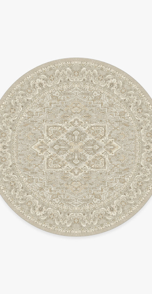 Hendesi Heriz Cream Rug | Ruggable