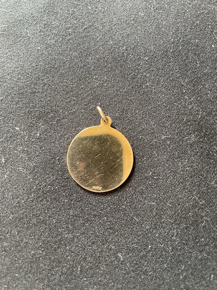 14k Yellow Gold Shamrock 4 Leaf Clover Good Luck Pendant 3g | eBay US