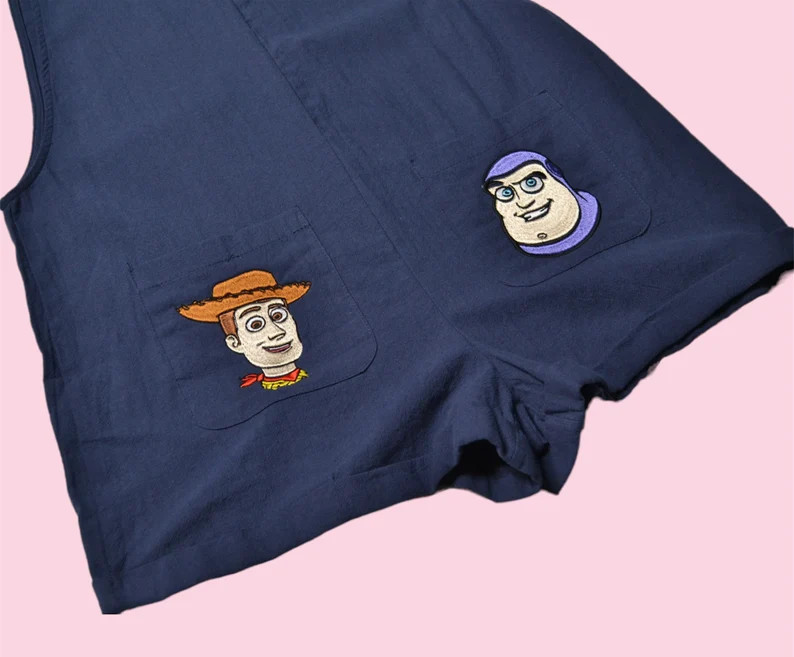 Women Toy Story Overall, Toy Story Women Romper, Disney Romper, Buzz and Woody Outfit - Etsy | Etsy (US)